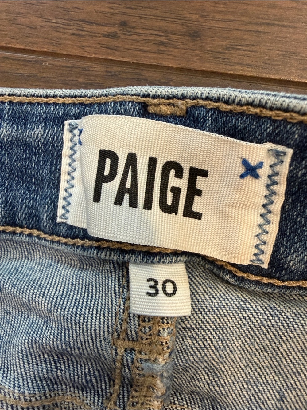 PAIGE Hoxton Ankle Raw-Hem High-Rise Skinny Jeans Size 30 - C61-029 - Picture 2 of 9